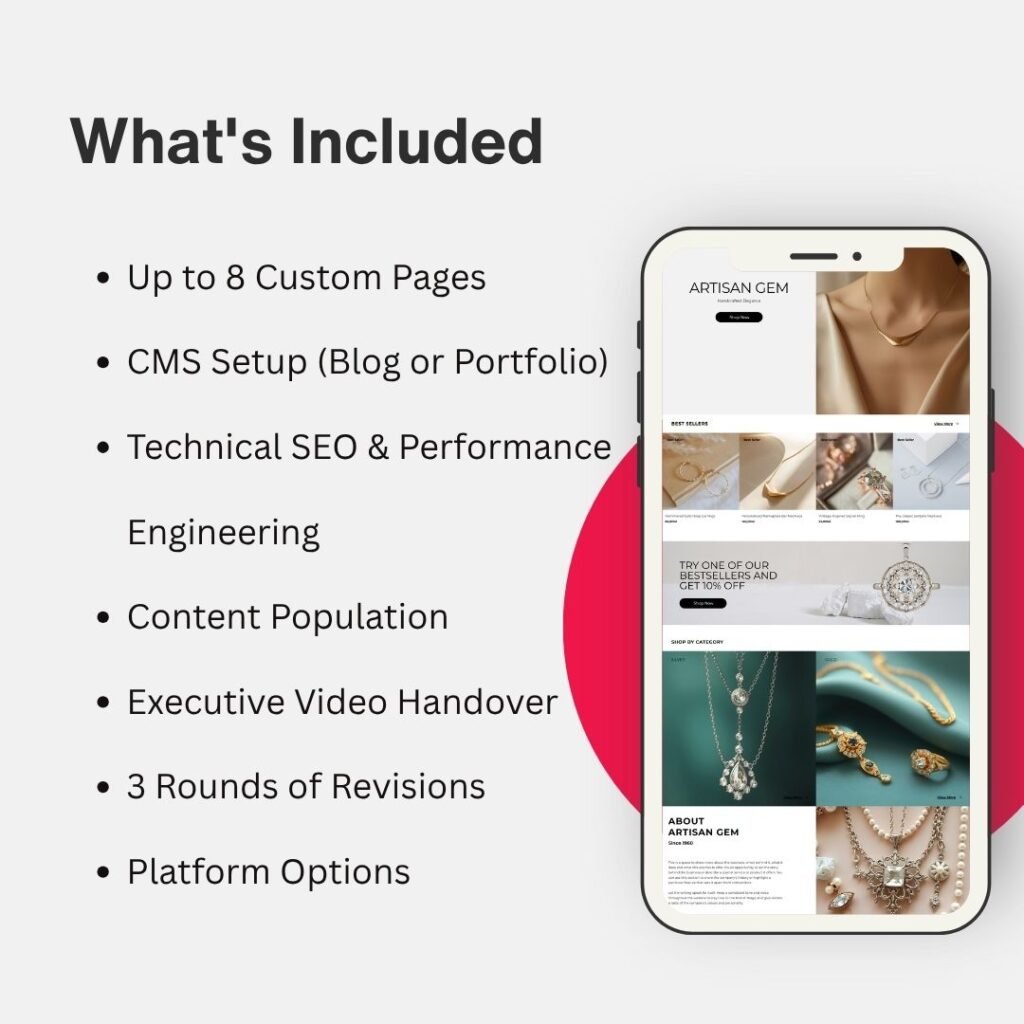 complete business website