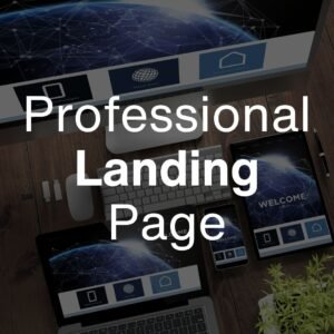 professional landing page