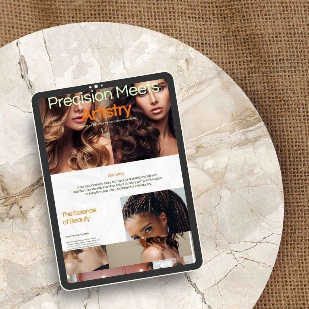 complete business website