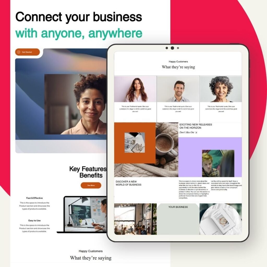 complete business website