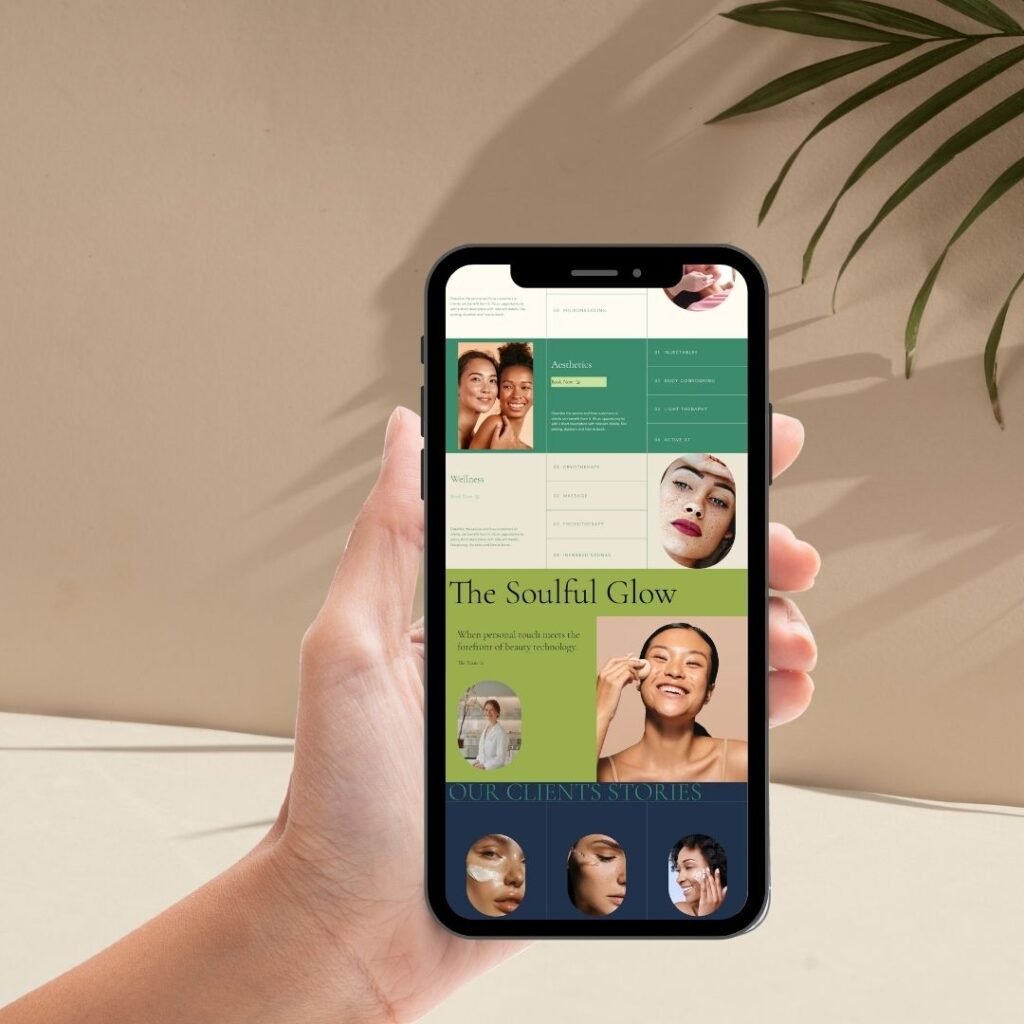 professional landing page