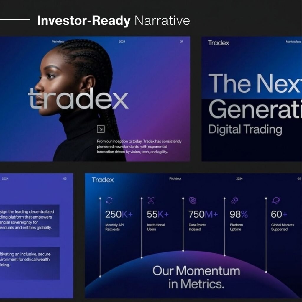 Graphic Design & Collateral the investor pitch deck