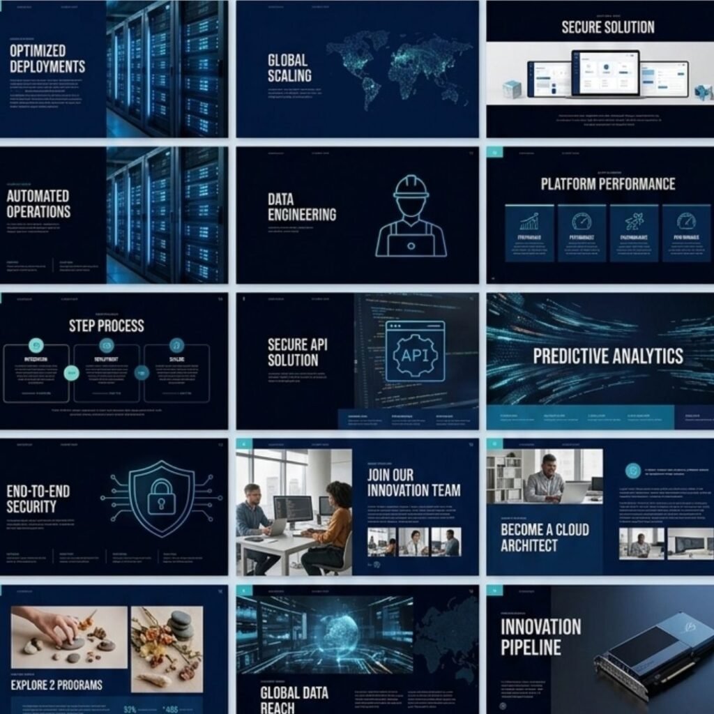 Graphic Design & Collateral the investor pitch deck